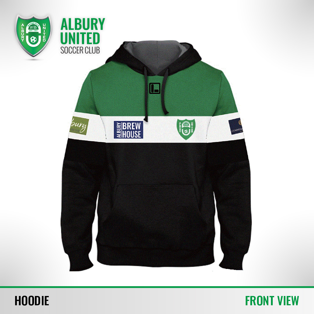 Albury United Soccer Club, AUSC, Merchandise, Merch, Hoodie