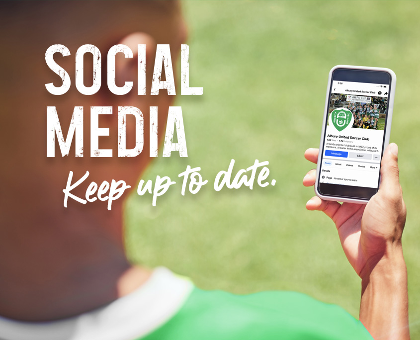 Albury United Soccer Club, AUSC, Social Media, Facebook, Instagram