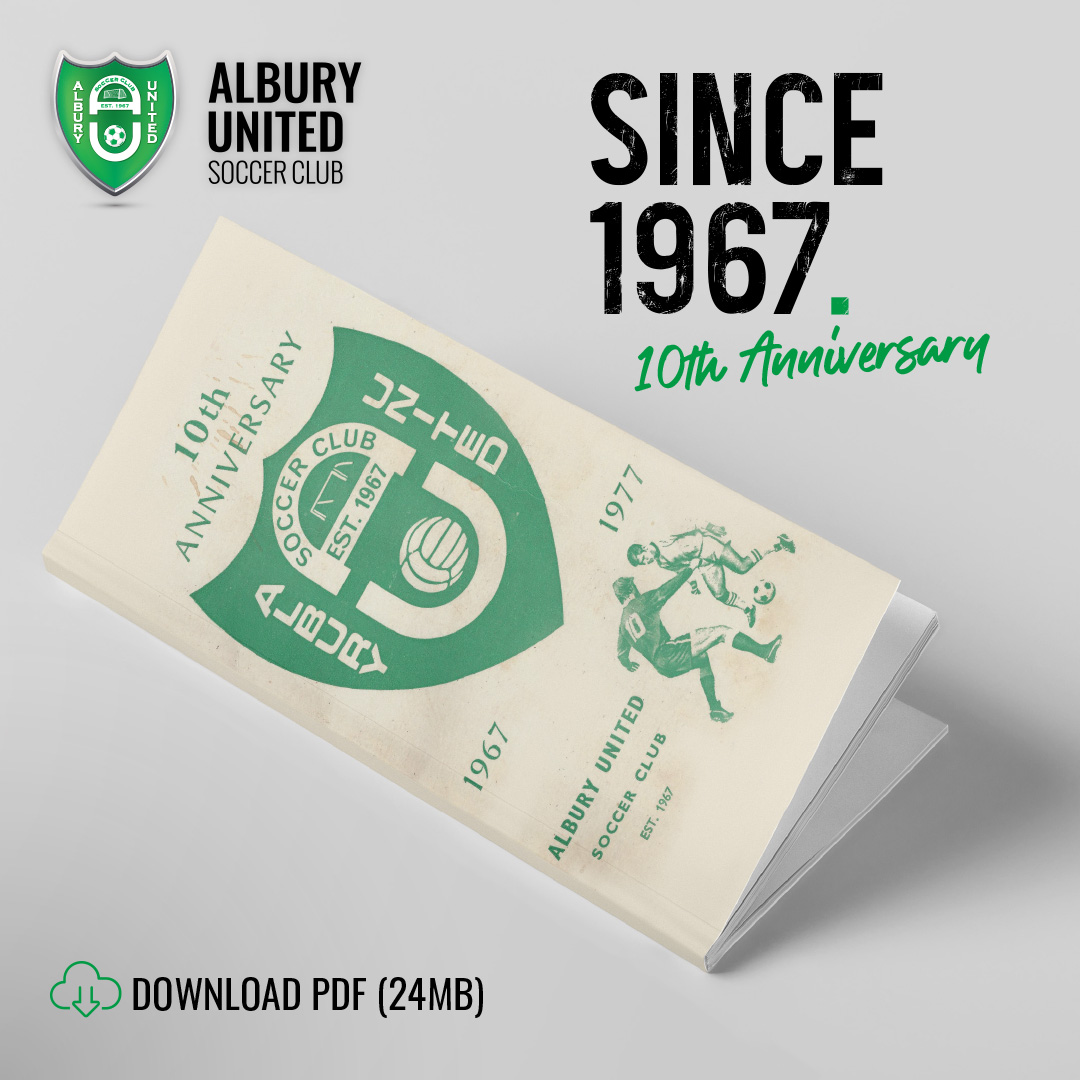 Albury United Soccer Club 10th Anniversary Booklet